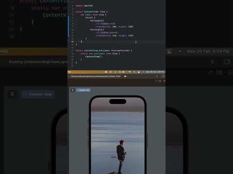 Overlapping View in  ZStack SwiftUI | Beginners Guide | Shorts