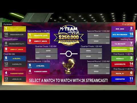 NBA2K23 MyTeam Unlimited Tournament 250000