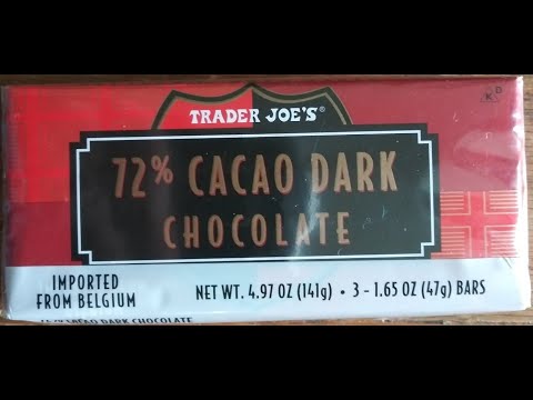 Trader Joe's 72% Dark Chocolate from Belgium Review