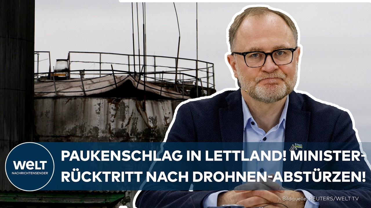 LETTLAND: Nach Drohnen-Abstürzen! Verteidigungsminister Spruds muss zurücktreten!