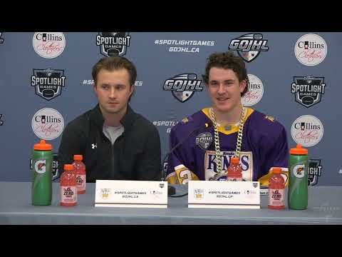 GOJHL Spotlight Game - Waterloo Siskins vs Komoka Kings