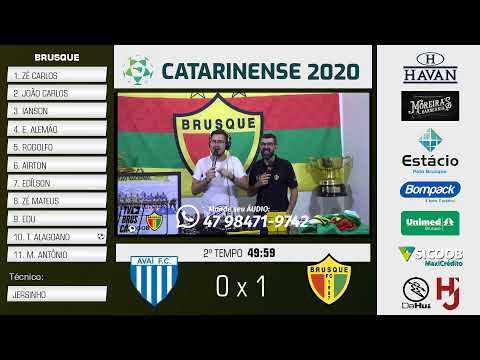 Avaí 0 x 1 Brusque - Catarinense 2020