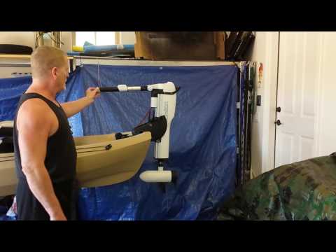 12V 55 LB Haswing Comax Kayak Trolling Motor Demo