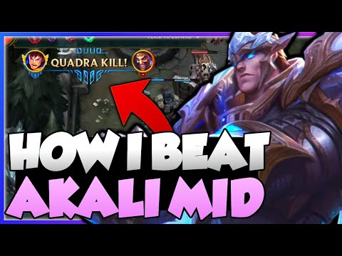 How to Beat AKALI MID as Garen! | riste | League of Legends