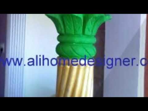 Residential interior designing colamn(piller) cemented desig...