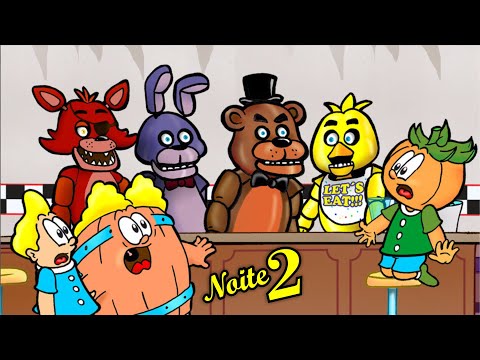 FNAF Noite 2 - O Porão da Pizzaria - Barril, Rafa e Cabeção e Five Nights At Freddy's