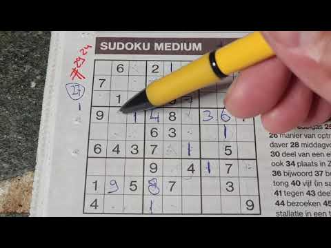 (#2924) Easy? Not Easy Enough! Medium Sudoku puzzle. 06-10-2021