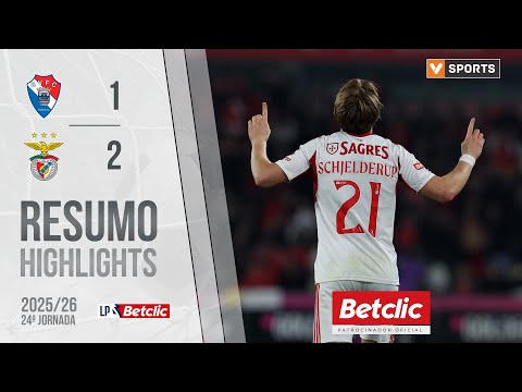 Resumo: Gil Vicente 1-2 Benfica (Liga 25/26 #24)