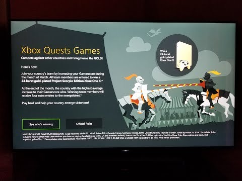 Xbox Live and Xbox Game Pass Quests for March 2018