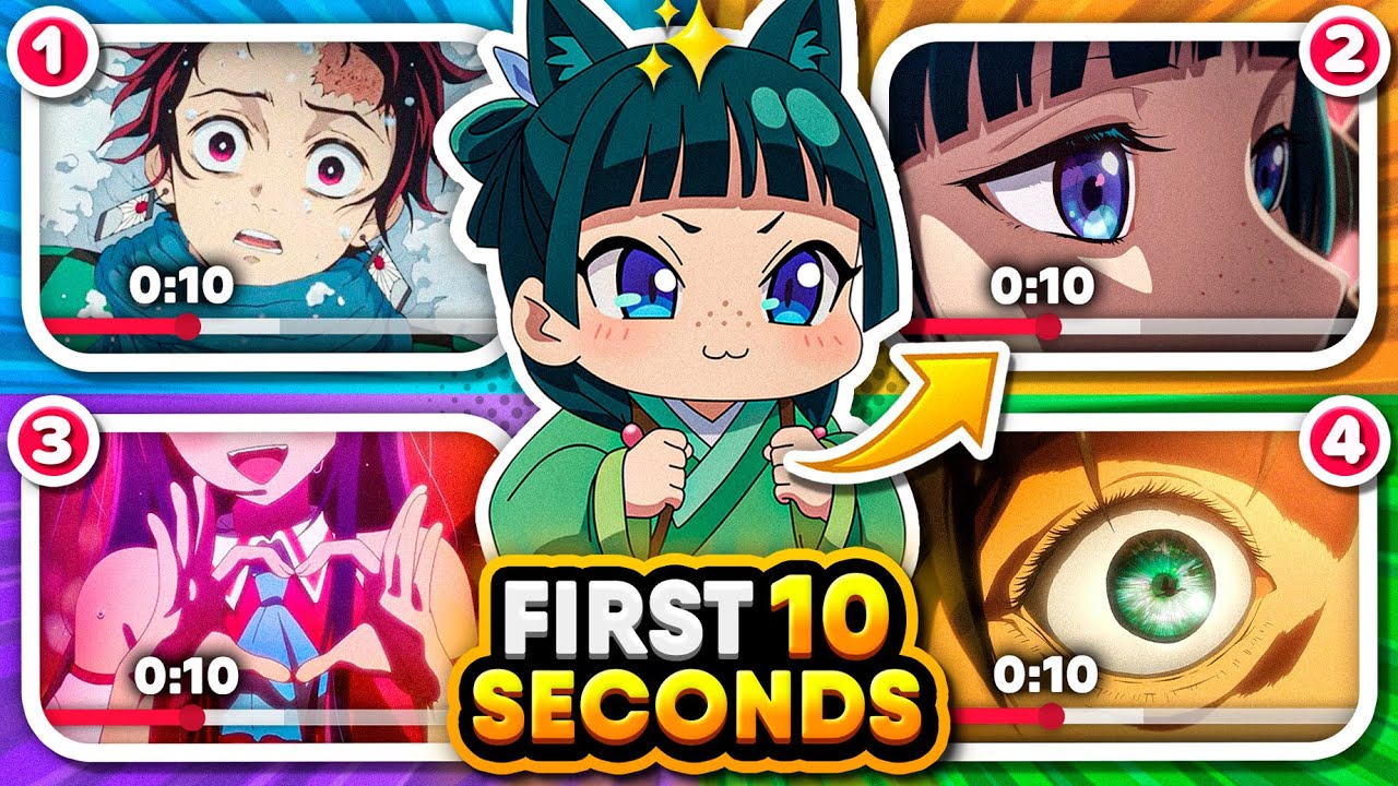 CAN YOU GUESS THE ANIME BY THE FIRST 10 SECONDS? 🎬🤔