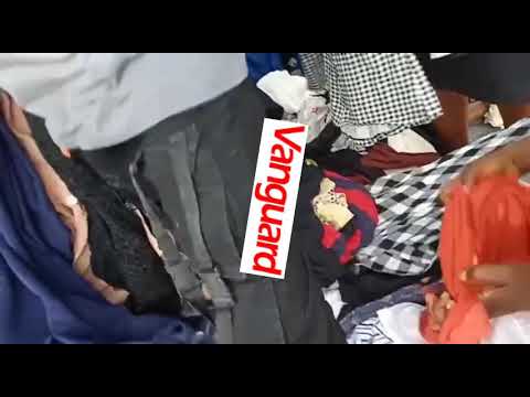 Okrika to the Rescue: Lagosians shopping second-hand clothes(okrika) at Trade Fair Underbridge