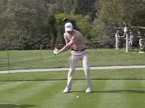 Brendan Steele golf swing face on 2014 Northern Trust Open