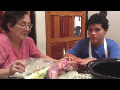 Cooking Lengua - Costa Rican Beef