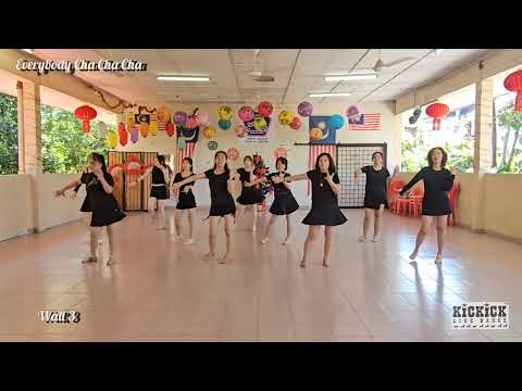 Everybody Cha Cha Cha  - Kickick Line Dance 