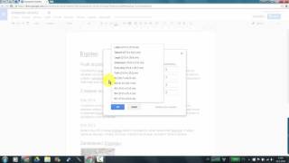 Nastavení stránky v Google dokumentu