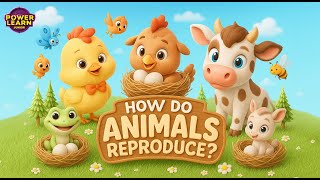 How Animals Give Birth or Lay Eggs | Reproduction in Animals Part 1