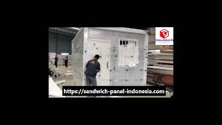 Bangunan modular sandwich panel eps