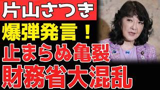 【衝撃】片山さつき財務大臣が電話取材で全告白！「税制を正常に戻す」宣言に財務省が凍りついた理由とは