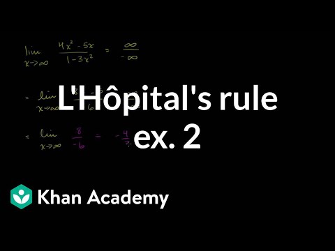 L'Hopital's Rule Example 2