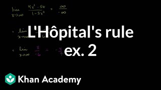 L'Hopital's Rule Example 2
