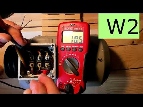 Wie messe ich einen Stern Dreieck Drehstrommotor mit dem Multimeter ob die Wicklung in Ordnung ist?