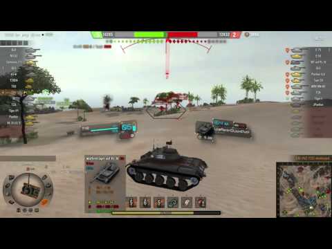 World of Tanks T49   9 Kills   5 9K Damage Map Sand River WoT Ace tanker