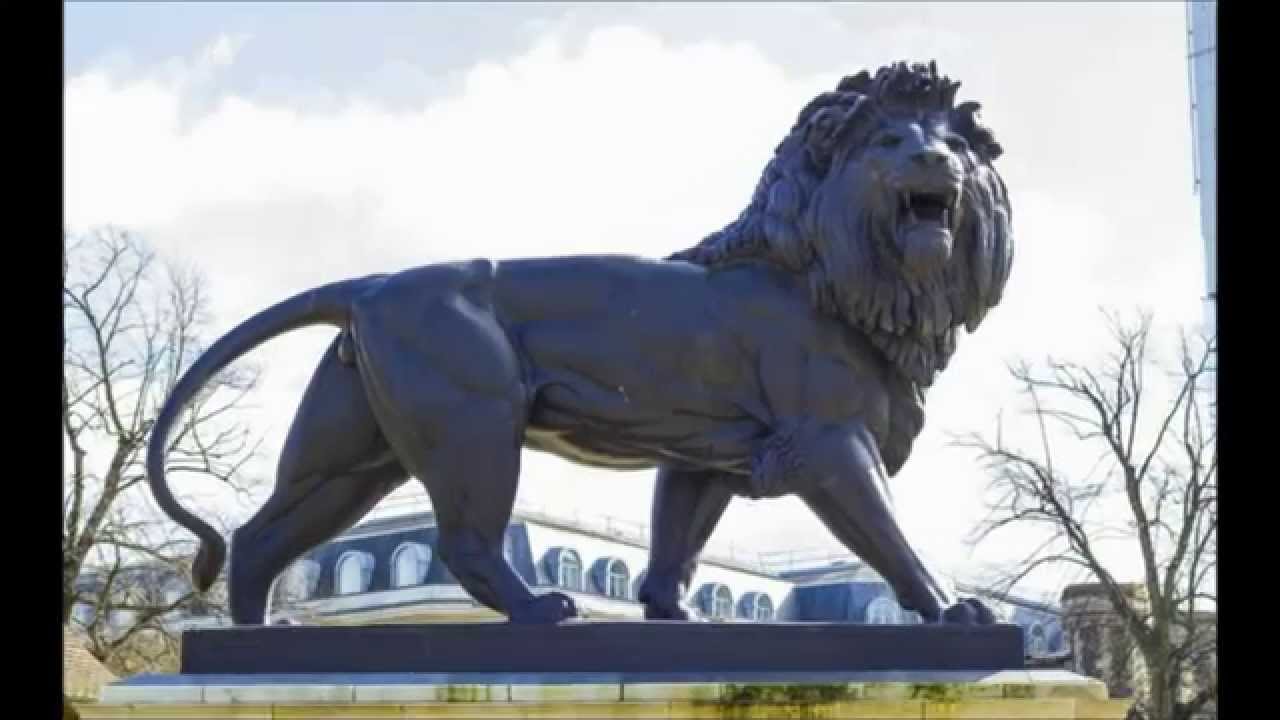 The Maiwand Lion at Forbury Gardens, Reading.