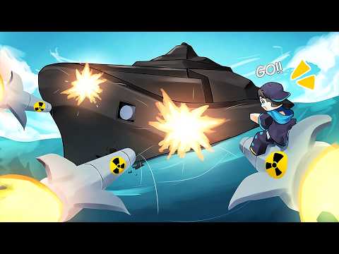 KABOOM!! Bangun Markas NUKLIR Terbesar & Kapal OP Robux 🚢🚀🔥 | WW3 Commander Warships Indonesia