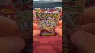 Opening Surging Sparks Booster Pack! Billie Jeans - Micheal Jackson #shorts #pokemon #packopenning