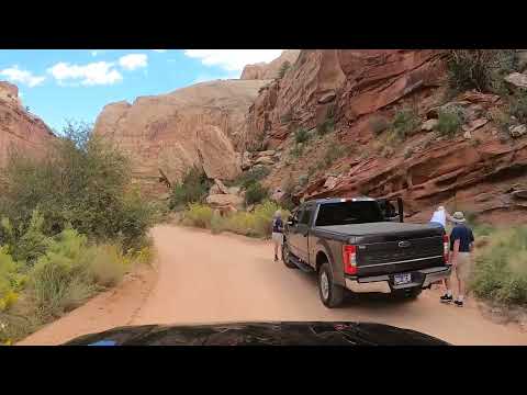 Capitol-Reef-Nationalpark - Capitol Gorge Road - Canyon Drive - Scenic Drive