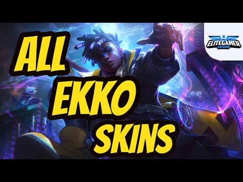All Ekko Skins Spotlight League of Legends Skin Review