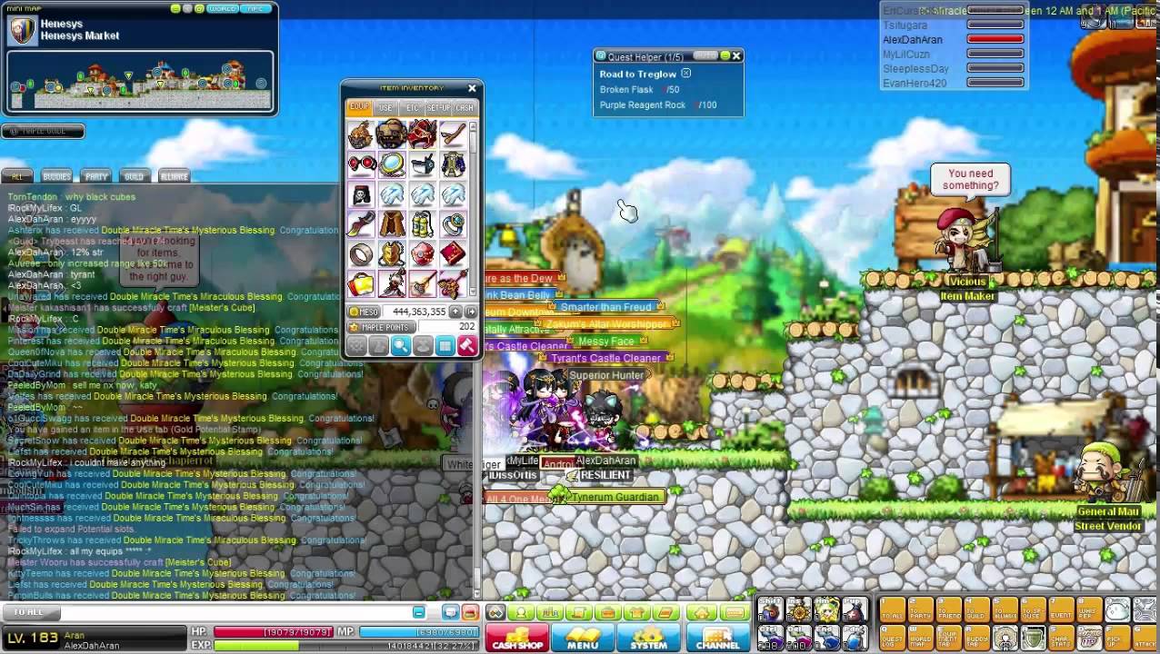 Maplestory - First Miracle Cube Run