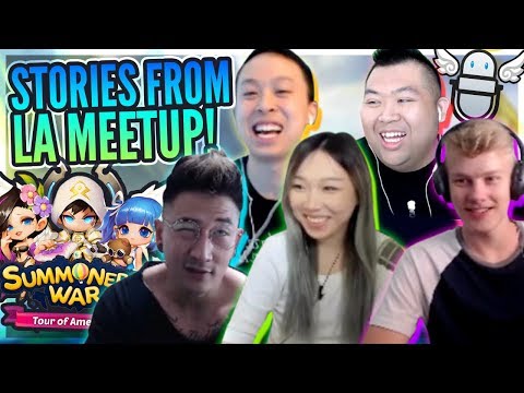 LA Meet Up! Story Time! - NEW Packs?! / Dimension Hole / Secondary Awakening! - Summoners War