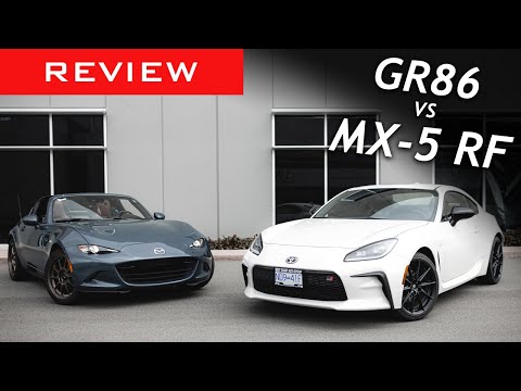 Comparison Review: Toyota GR86 vs Mazda MX-5 RF / Battle of the Affordable Sports Cars