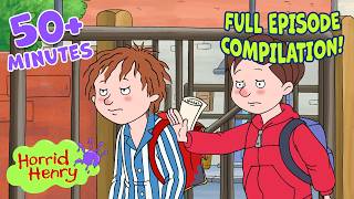Henry Wears His Pajamas To School | Season 4 Clip Compilation | Horrid Henry | 50+ MINS