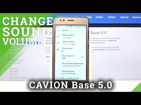 How to Enable or Disable Volume Ringtone on CAVION Base 5.0 – Customize Volume Ringtone
