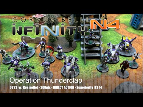 Infinity N4 Battle Report - ITS 14 DIRECT ACTION OSSS  vs. Kosmoflot
