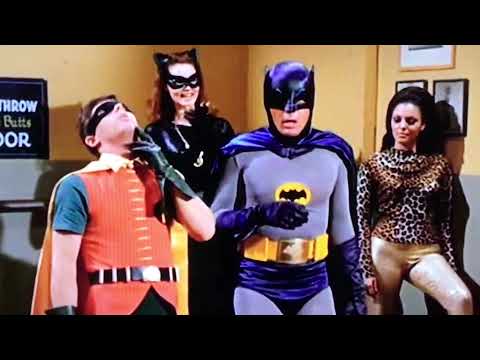 I’m afraid we’ve been drugged - #julienewmar #adamwest #burtward #batman #robin #catwoman #tvclips