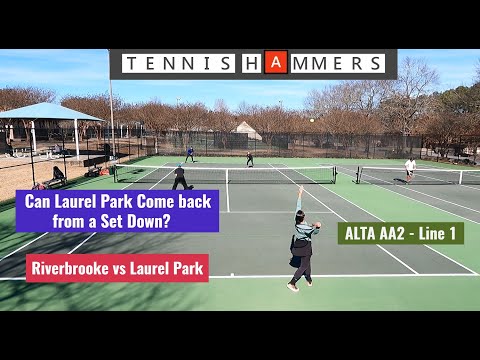 Can Laurel Park Come Back From A Set Down? | ALTA AA2 - Line 1 | Riverbrooke vs Laurel Park |