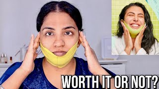 TESTING HUDA BEAUTY SKINCARE WISHFUL CHIN LIFT MASK | REVIEW + BEFORE & AFTER