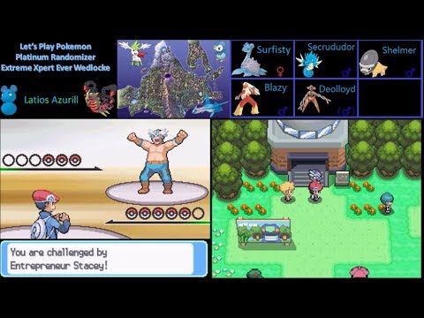 Pokemon Platinum Randomizer Extreme Xpert Ever Wedlocke:  Part 10 - Crasher. . . Stacey