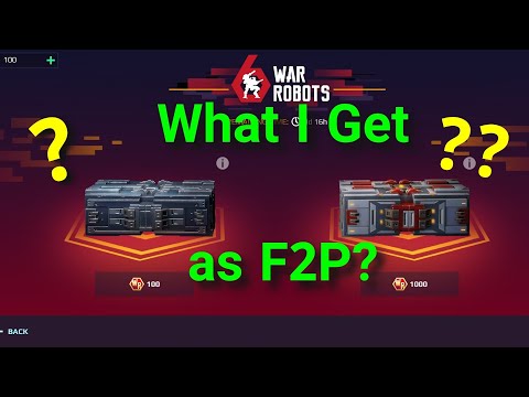 Special Delivery Opening - War Robots 6th anniversary as a F2W