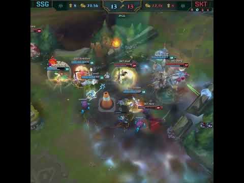 Ruler Flashes Forward & Ults Faker to Win Worlds (2017) | League of Legends Esports History #Shorts