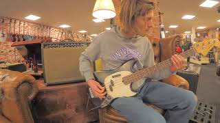 Video thumbnail for Dirk Witte - Fender JMJ Road Worn Mustang Bass Black by Dirk Witte Music Store