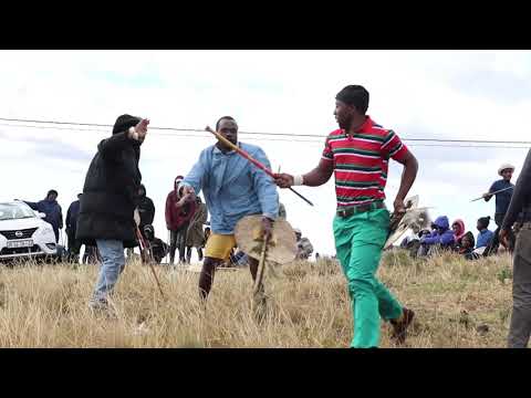 Bhejane's fights Part2  - Ophongolo(south coast)- Umgangela ''zulu stick fighting''