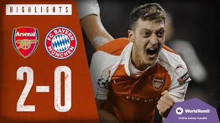 Arsenal 2-0 Bayern Munich  Arsenal Classics  Champ