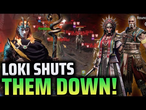 FREE CHAMPION DESTROYS META COMBO?! Loki vs Taras and Marichka | Raid Shadow Legends Showcase