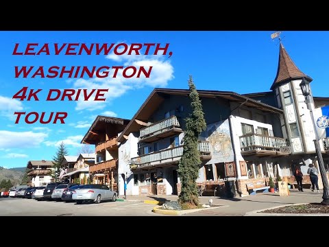 Leavenworth, Washington | 4k Driving Tour | Dashcam