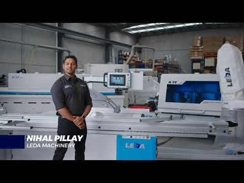 KDT Electronic Panelsaw. LEDA machinery