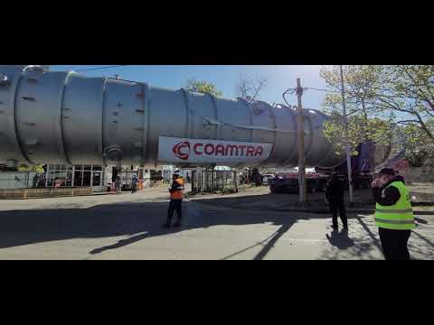 Traslado de "Columna de destilación " 250 tns. (Raizen , dock sud ) .